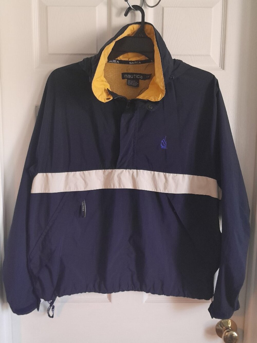 Nautica Sailing Hoodie/Windbreaker, sz L